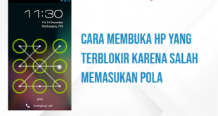 cara membuka hp yang terblokir karena salah memasukan pola