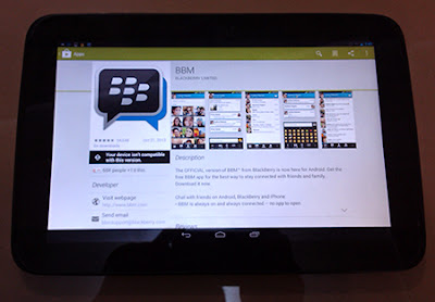 Aplikasi BBM Android Untuk Tablet