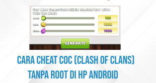 Cara cheat COC (clash of clans) Tanpa Root di HP Android