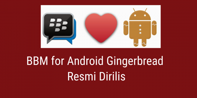 BBM for Android Gingerbread Resmi Dirilis