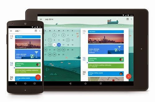 Pembaruan Google Kalender Pada Android 5.0 Lollipop