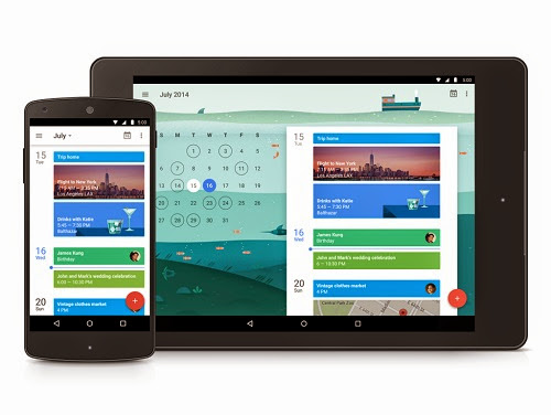 Pembaruan Google Kalender Pada Android 5.0 Lollipop