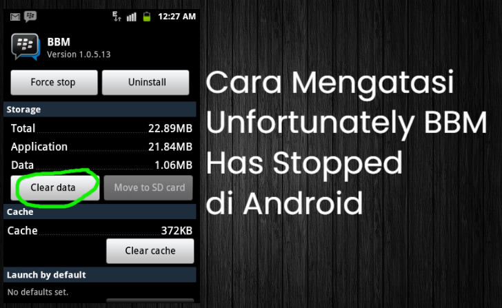 Cara Mengatasi Unfortunately BBM Has Stopped di Android