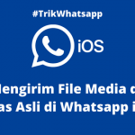 Cara Mengirim File Media dengan Kualitas Asli di Whatsapp iPhone