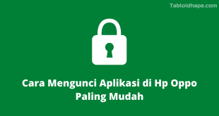 Cara Mengunci Aplikasi di Hp Oppo Paling Mudah