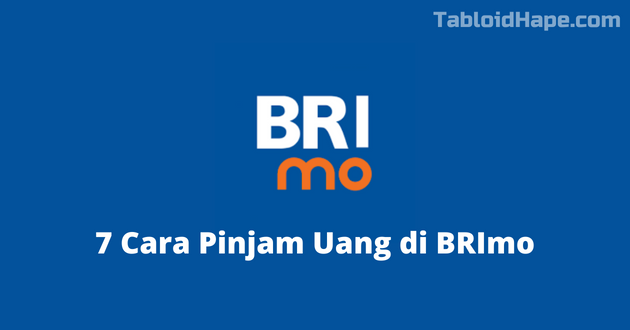 7 Langkah atau Cara Pinjam Uang di BRImo