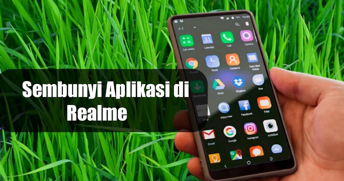 Cara Menyembunyikan Aplikasi di HP Realme