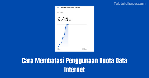 Cara Membatasi Penggunaan Kuota Data Internet