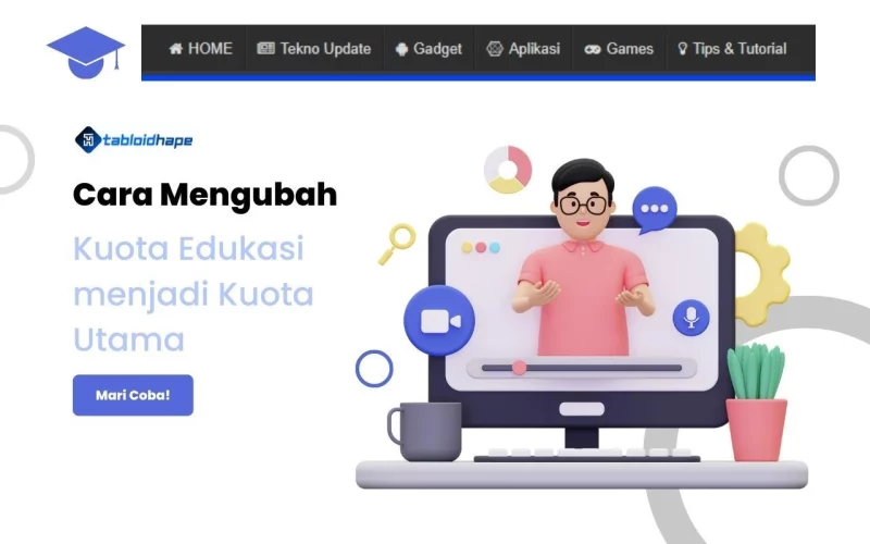 2 Cara Mengubah Kuota Edukasi menjadi Kuota Utama All Operator