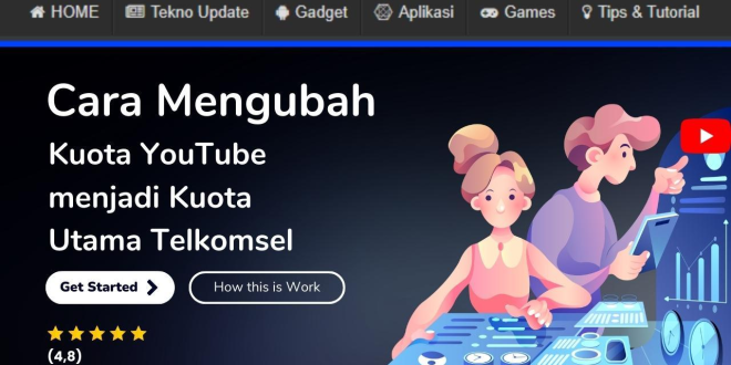 Cara Mengubah Kuota YouTube menjadi Kuota Utama Telkomsel