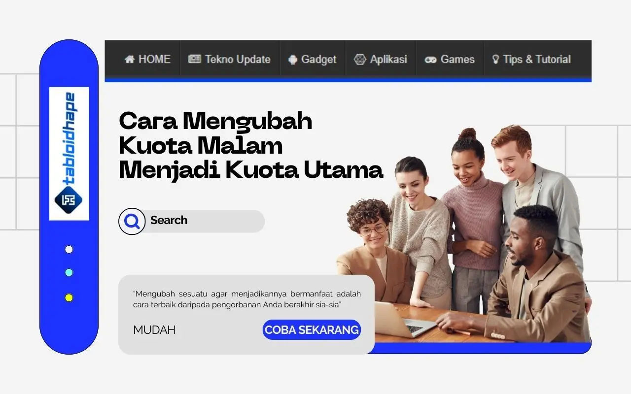 Cara Mengubah Kuota Malam Menjadi Kuota Utama