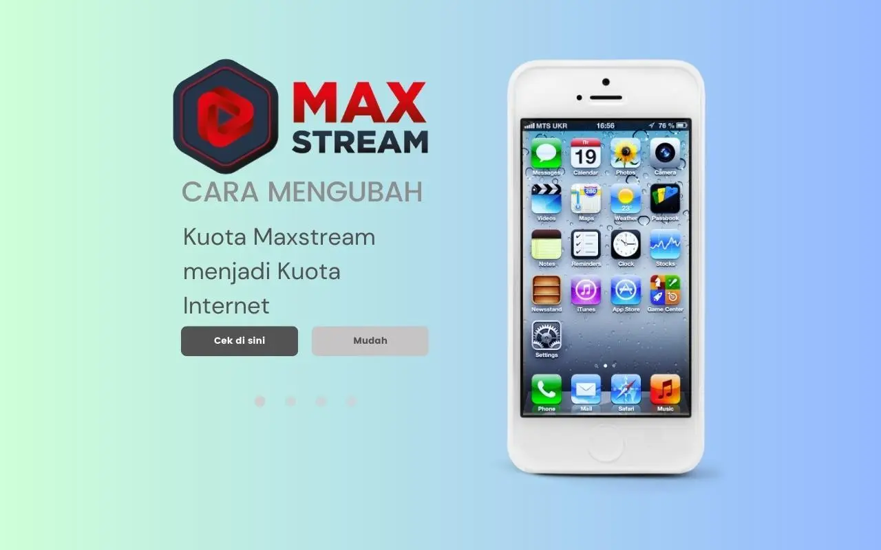 2 Cara Mengubah Kuota Maxstream menjadi Kuota Internet