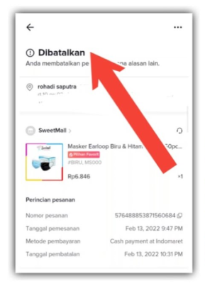 Cara Membatalkan Pesanan di TikTok Shop