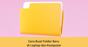 cara buat folder baru di laptop
