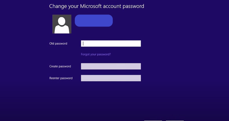 Tampilan Laman Konfirmasi Pergantian Password