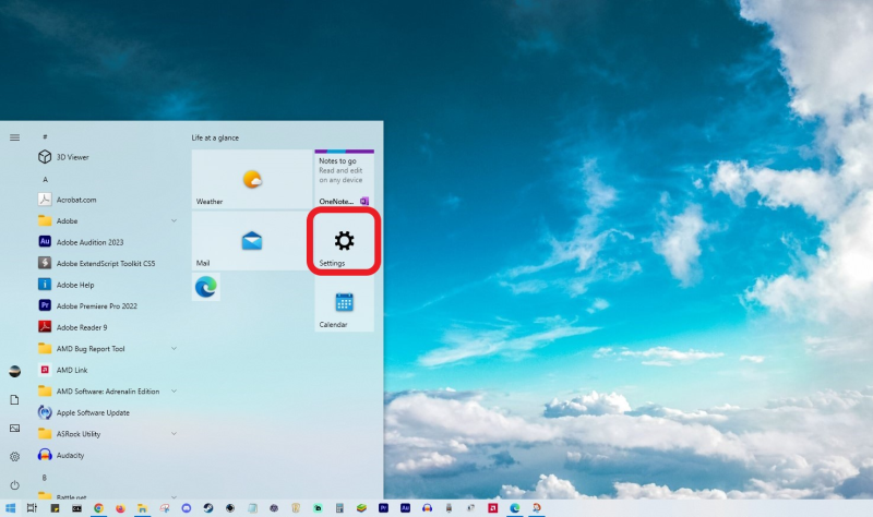 Tangkapan Layar Desktop Windows 11