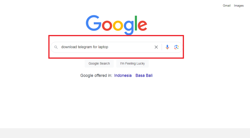 Kolom pencarian google