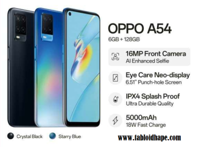 Spesifikasi Hp Oppo A54