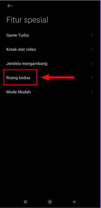 Cara Menghapus Ruang Kedua Xiaomi