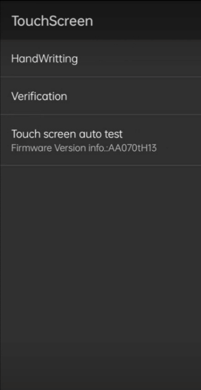 Kode Cek Touchscreen Oppo