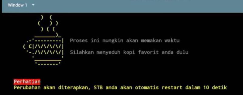 sukses instalasi