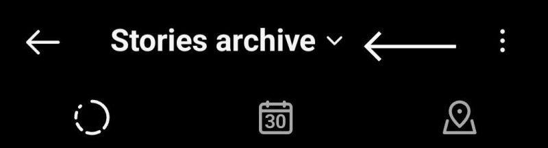 Di mana letak arsip di Instagram