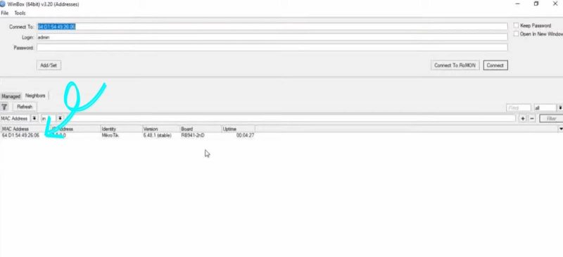 Langkah awal dalam melakukan setting MikroTik