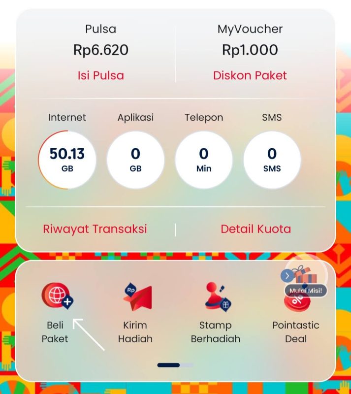 Bagaimana cara isi ulang kuota Telkomsel