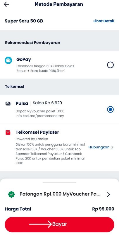 Bagaimana cara isi ulang kuota Telkomsel