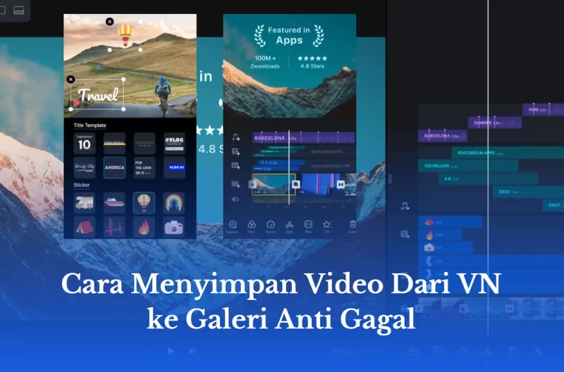 cara menyimpan video dari vn ke galeri