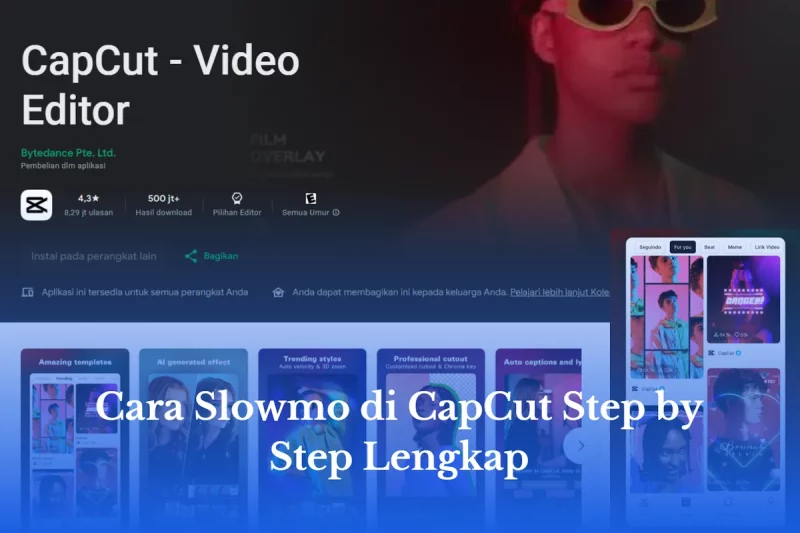 cara slowmo di capcut