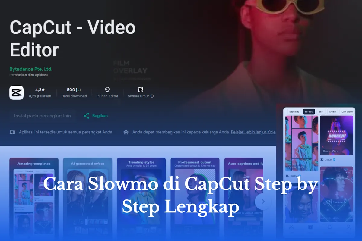 cara slowmo di capcut
