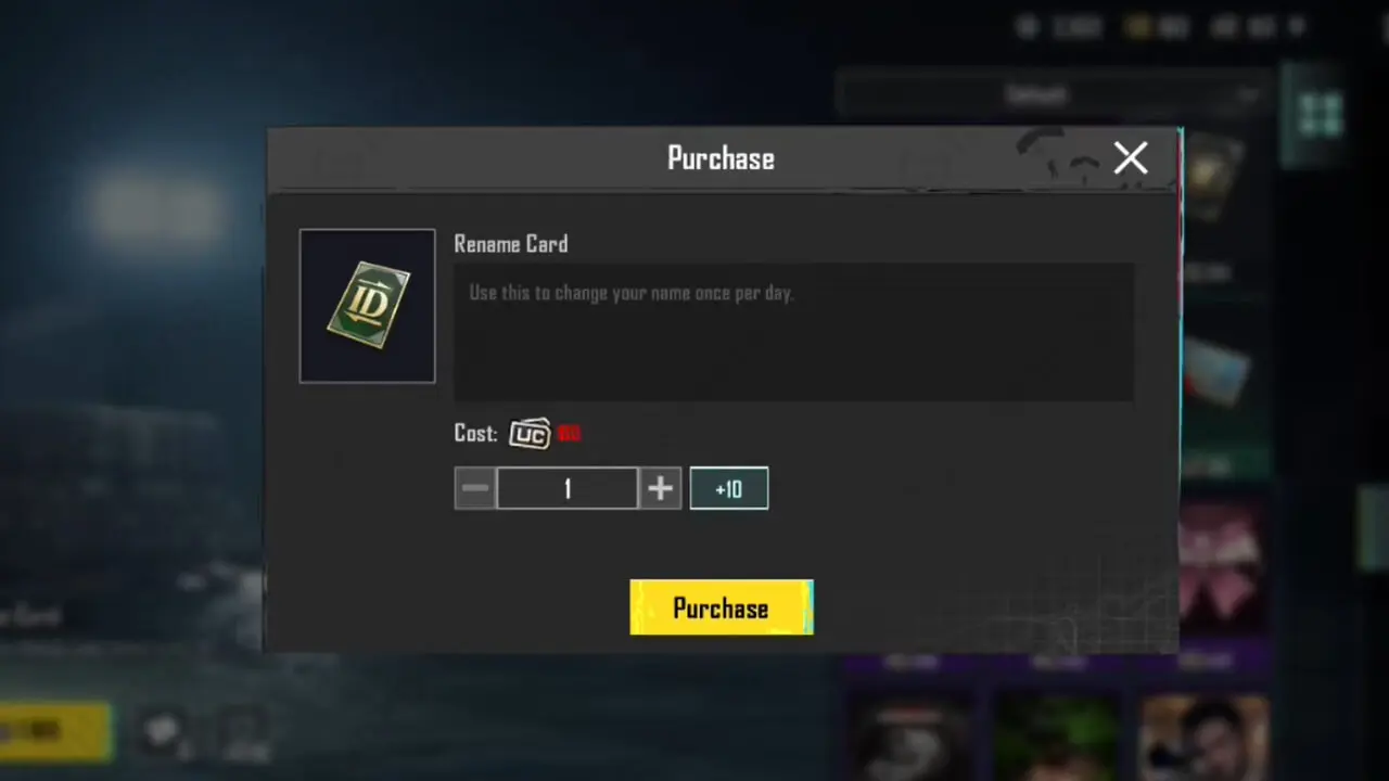 cara ganti nama PUBG