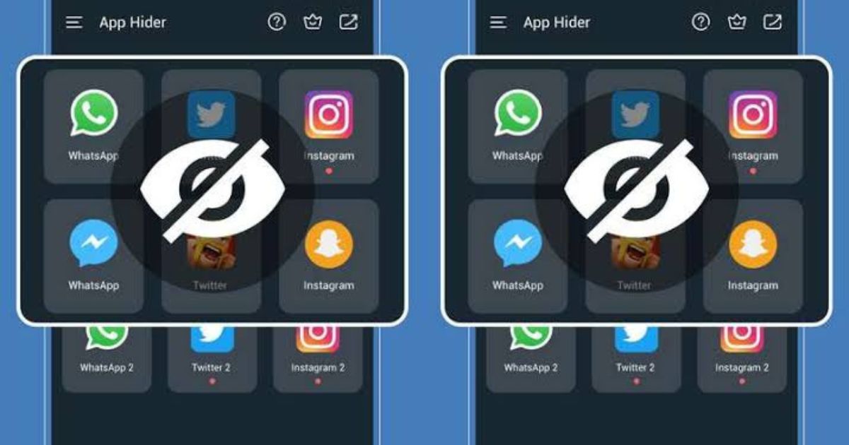 cara sembunyikan aplikasi