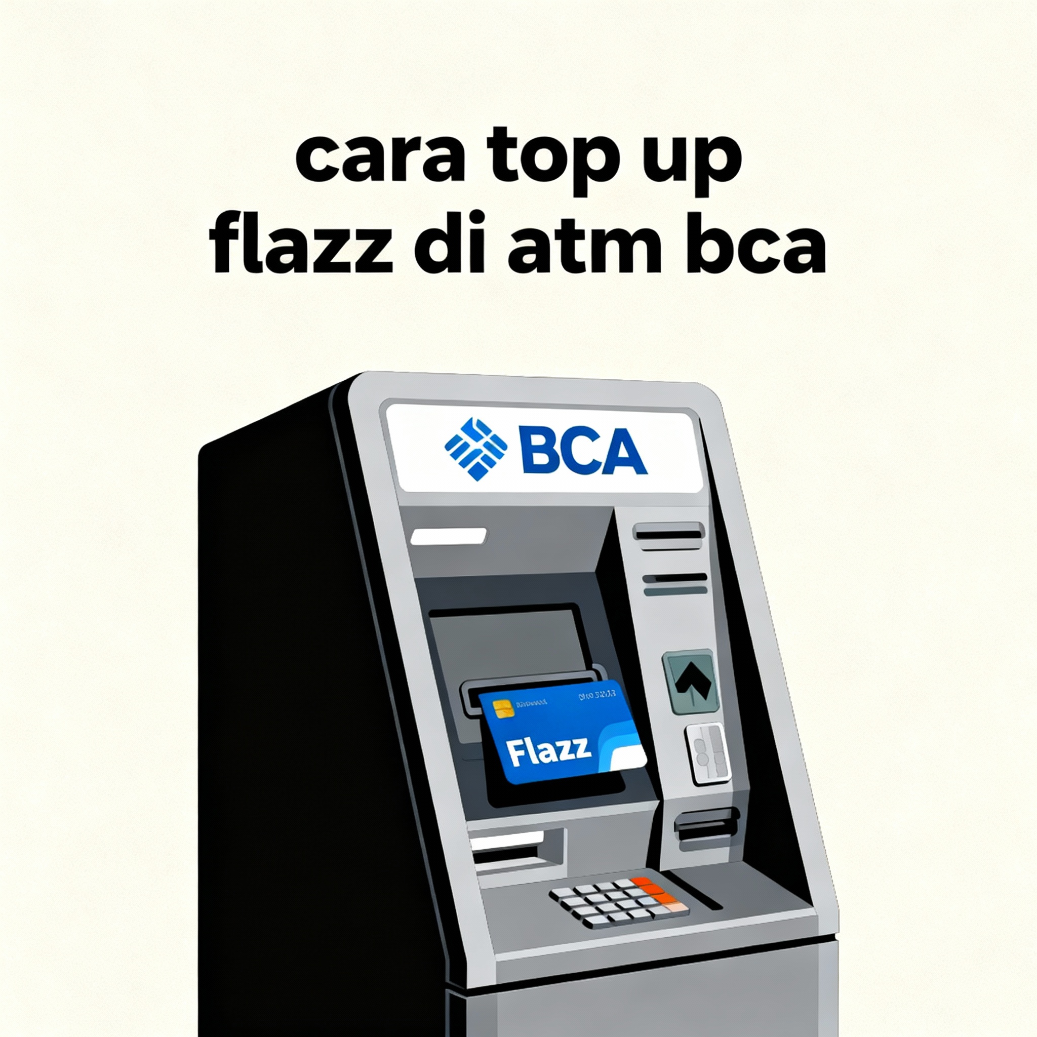 CARA TOP UP FLAZZ DI ATM BCA