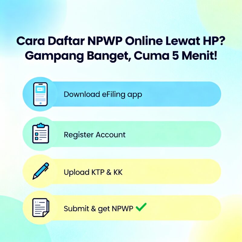 Cara Daftar NPWP Online Lewat HP