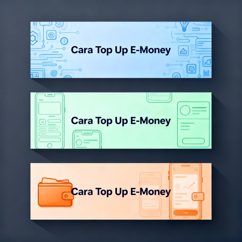 Cara Top Up E-Money