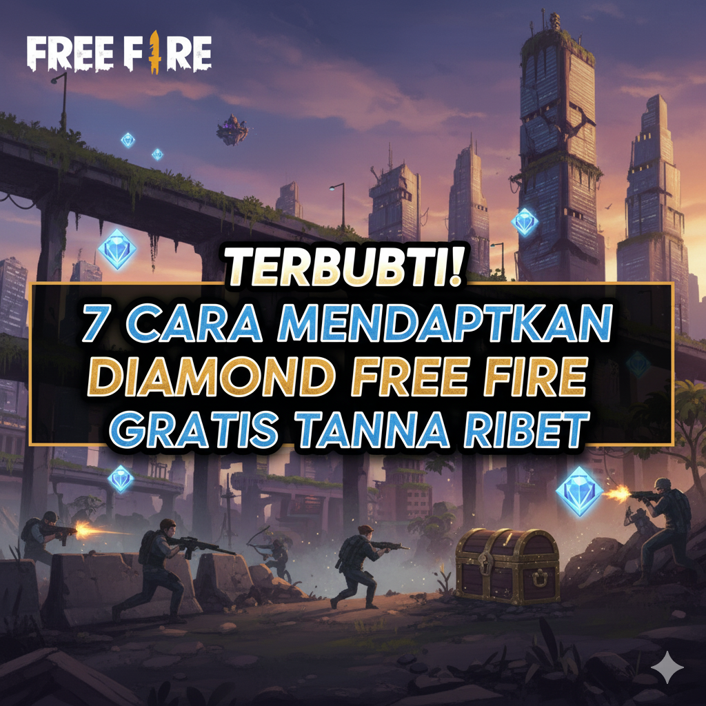 Terbukti! 7 Cara Mendapatkan Diamond Free Fire Gratis Tanpa Ribet
