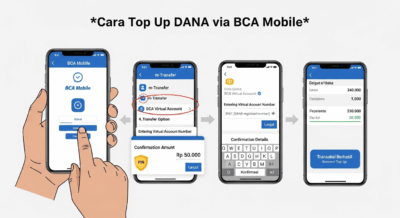 Terjamin Instan! Cara Top Up DANA via BCA Mobile, Anti Ribet