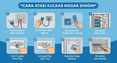 Terbongkar! Cara Atasi Kulkas Nggak Dingin Tapi Lampu Nyala