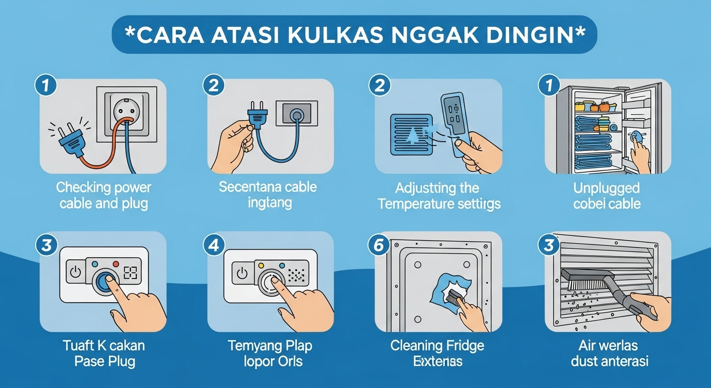 Cara Atasi Kulkas Nggak Dingin