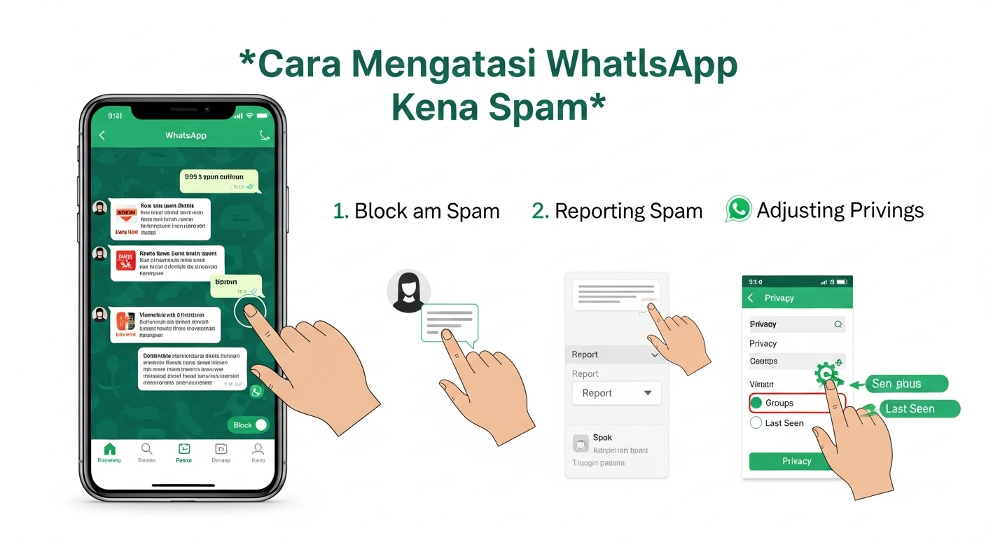 Cara Ampuh Mengatasi WhatsApp Kena Spam
