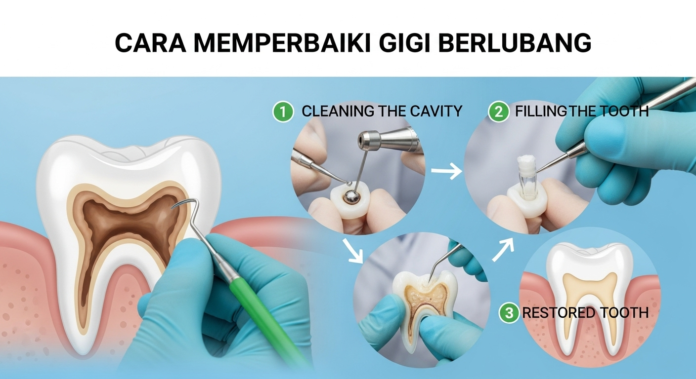 Cara Memperbaiki Gigi Berlubang