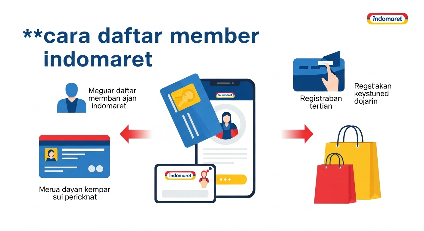 Termudah! Cara Daftar Member Indomaret, Untungnya Segunung! 2025 1 Cara Daftar Member Indomaret