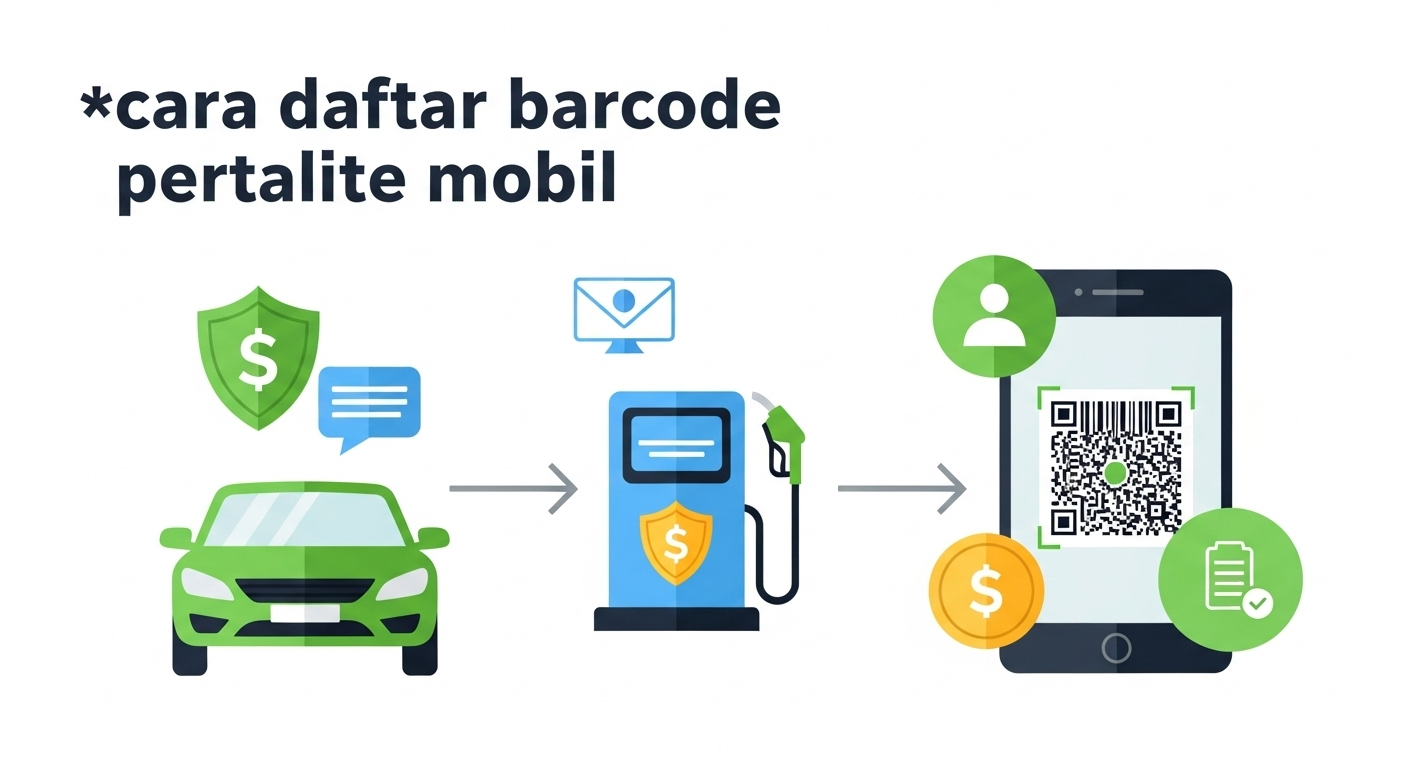 Cara Daftar Barcode Pertalite Mobil Online