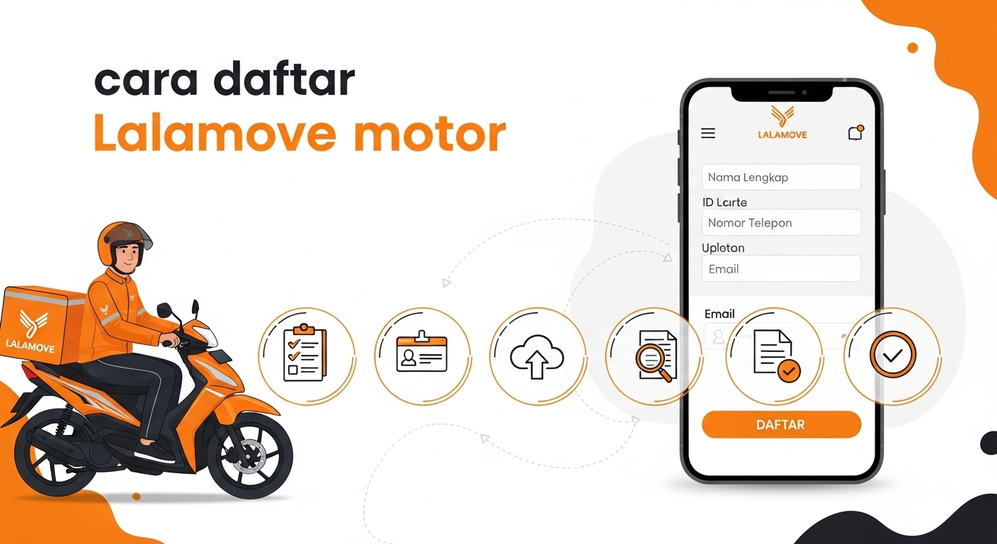 Cara Daftar Lalamove Motor