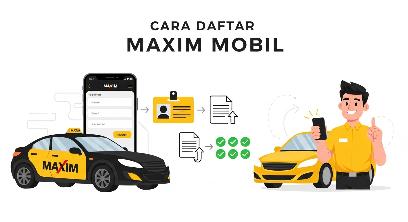 Cara Daftar Maxim Mobil