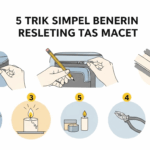Eksklusif! 5 Trik Simpel Benerin Resleting Tas Macet