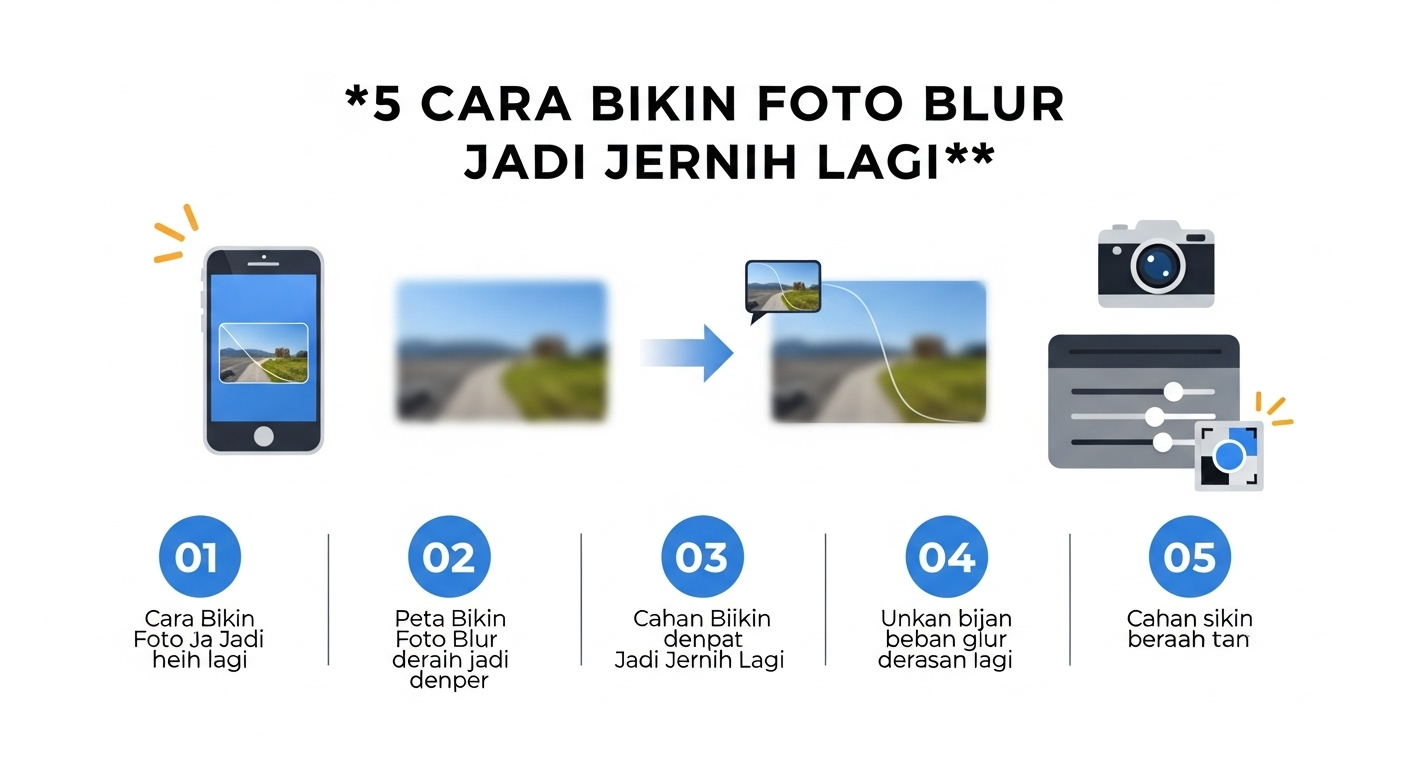 5 Cara Bikin Foto Blur Jadi Jernih Lagi