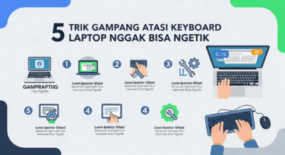 Terjamin! 5 Trik Gampang Atasi Keyboard Laptop Nggak Bisa Ngetik